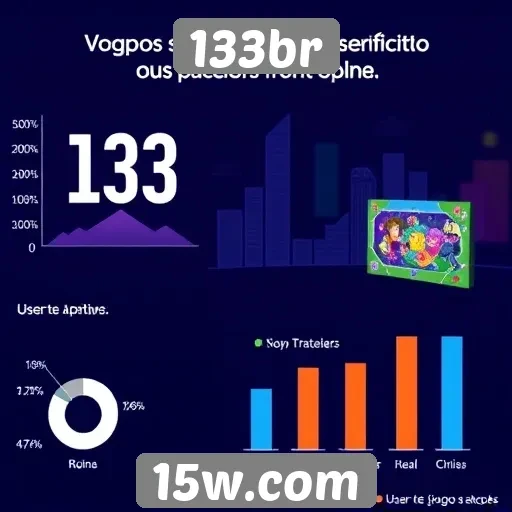 Estatísticas de usuários ativos no site 133br