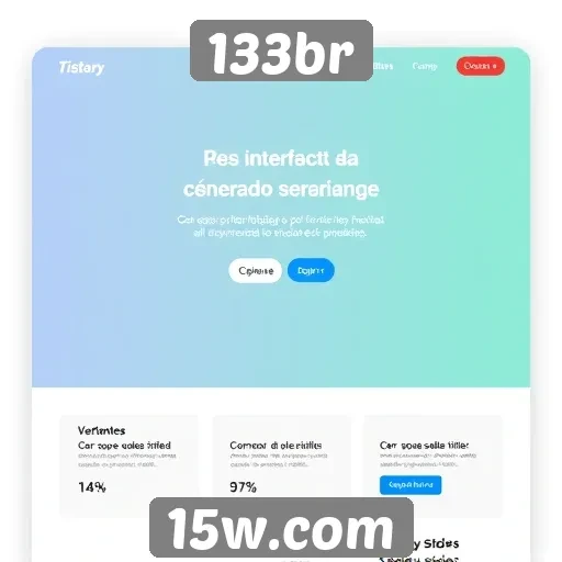 Interface e usabilidade do site 133br